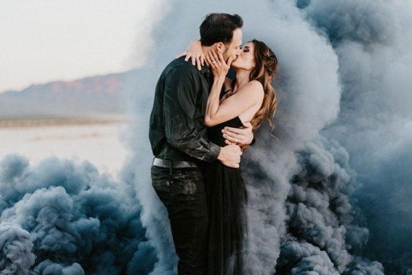 Smoke bombs during your park shoots
